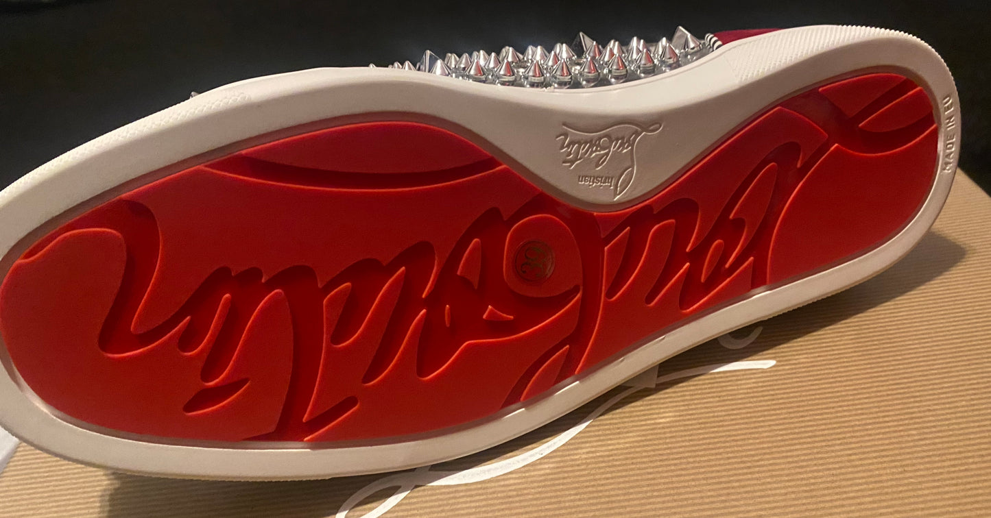 Red Spike Low Sneaker