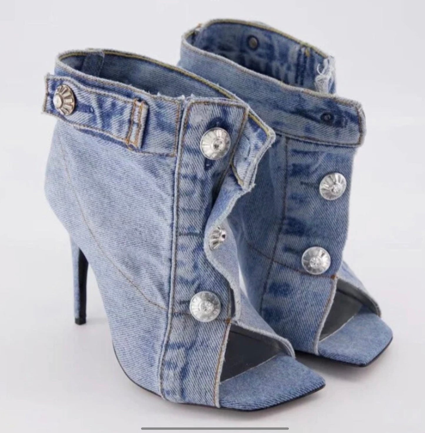 Denim Heel