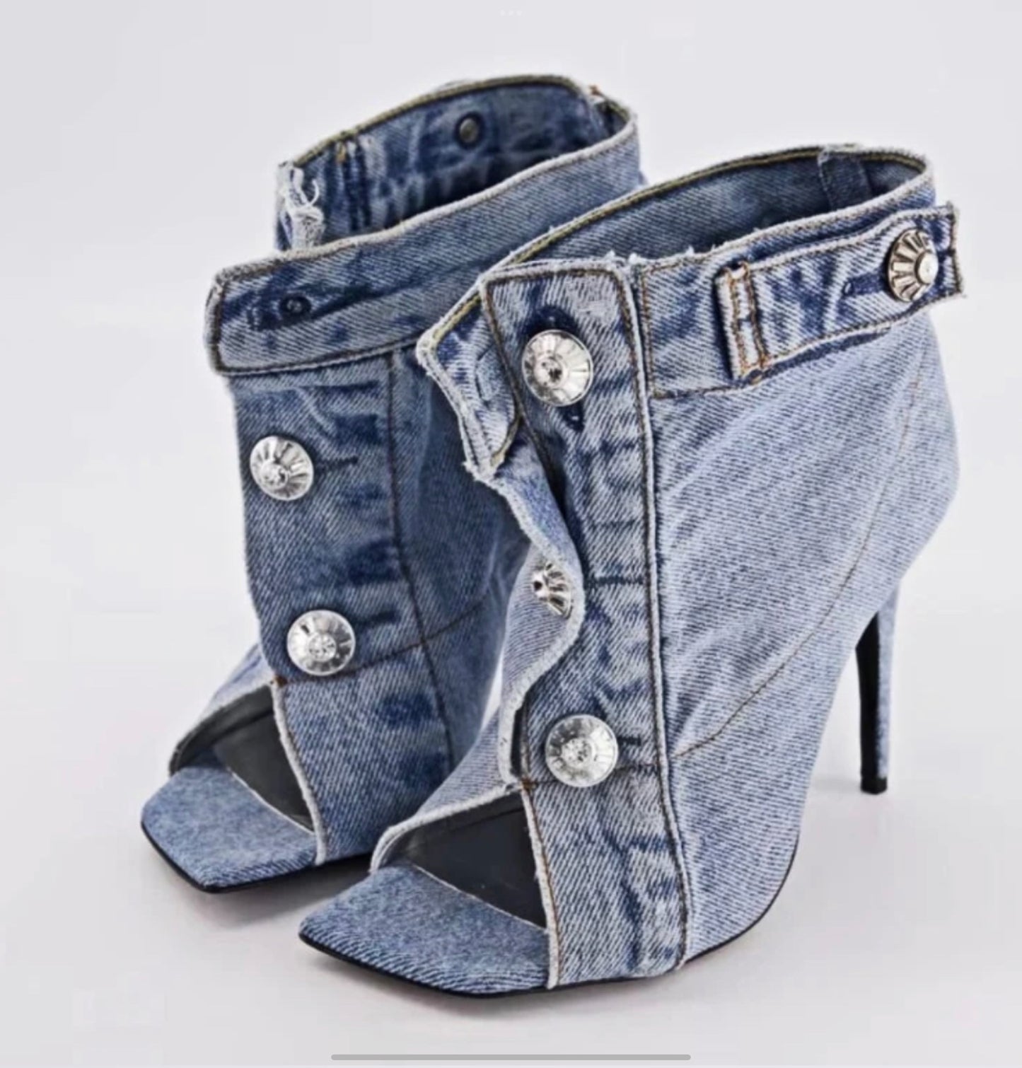 Denim Heel